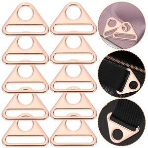 10 Pcs Side Release Buckle Buckles Triangle Strap Connector Clip - Picture 1 of 12