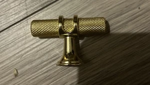 20 Stück - goldene Schrankgriffe - Einlochknopf - Bild 1 von 4