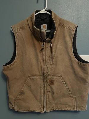Chaleco forro polar Carhartt Sherpa. Talla grande. Foto 1 de 4