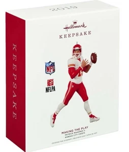 2019 Hallmark Andenken Ornament Kansas City Chiefs Patrick Mahomes NEU! L👀K🔥 - Bild 1 von 5