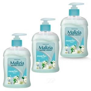 MALIZIA Flüssigseife Handseife Weißer Moschus 3x 300ml Spender - Bild 1 von 3