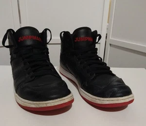Scarpe Pre Own Nike Air Jordan Access da uomo nere/rosse Jumpman taglia 11 AR3762-001 - Foto 1 di 7