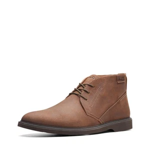 Clarks Men's Malwood Top Chukka Waterproof Boot Cola Suede Size 7 - Picture 1 of 8