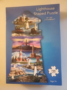 Lighthouse Shaped Puzzle ~ Silver Star Brands ~ 790 pieces - Picture 1 of 5