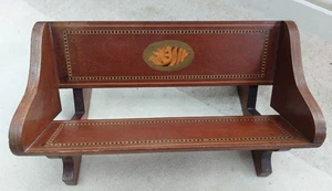 Antiker edwardianischer Büchertrog, Regal, Regal, intarsiertes Muscheldesign, Randintarsien - Bild 1 von 16