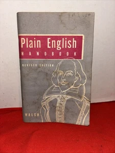 Plain English Handbook Revised Edition J. Martyn Walsh Vintage Paperback - Picture 1 of 5