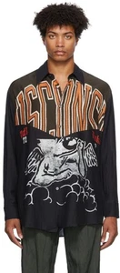 Our Legacy Angel of Wisconsin Above Shirt Size 52, US 42 Large Mens Black NWT - Picture 1 of 18