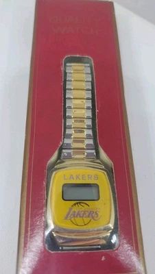 Vintage New in Package LOS ANGELES LAKERS Digital quartz WOMEN Watch - Image 1 of 3
