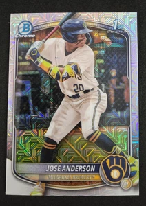 2025 Bowman Chrome -  Jose Anderson #BCP-193 Mojo Refractor (RC) - Picture 1 of 4
