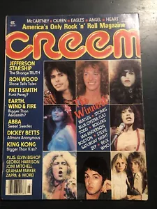 CREEM MAGAZINE-Queen-Eagles-ABBA-Jefferson Starship-Heart-Angel-1977 Intact - Picture 1 of 4