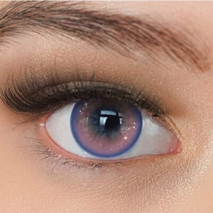 Kontaktlinsen pink-blau ohne Stärke farbige Jahreslinsen Cosplay Stars Pink Blue - Bild 1 von 8