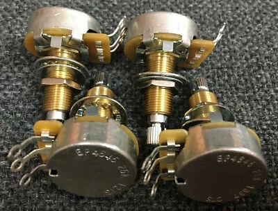 (4) Ollas cónicas de audio CTS 25K (para EMG), eje largo 3/4, eje dividido, ¡NUEVO! Foto 1 de 2