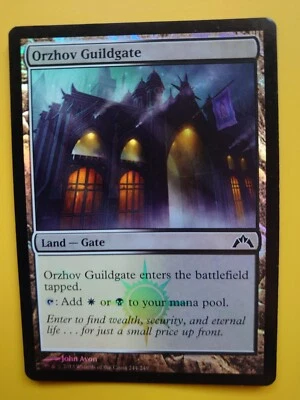 MTG Card.  orzhov Guildgate Gatecrash  Foil Land as pictures - Image 1 of 3