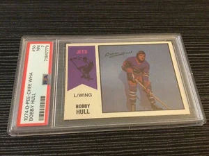 1974-75 O-Pee-Chee WHA Bobby Hull #50 PSA 7 - Bild 1 von 3