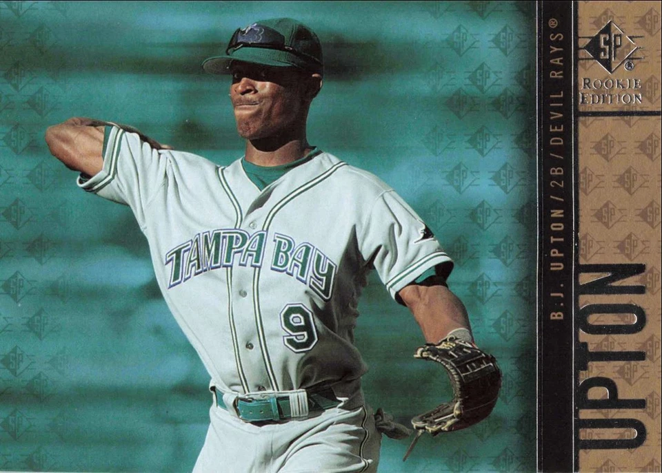 2007 SP Rookie Edition B.J. Upton Tampa Bay Devil Rays #93 - Image 1 of 2