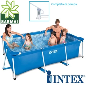 Intex 28272 Swimming Pool Schwimmbecken Aufstellpool Rechteck 300x200x75 + Pumpe - Bild 1 von 5