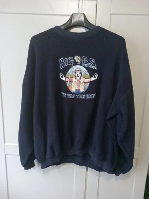 BIG DOGS Sudadera Hombre 3xl Negra Con Bordado I Imagen "Pesca" Foto 1 de 4