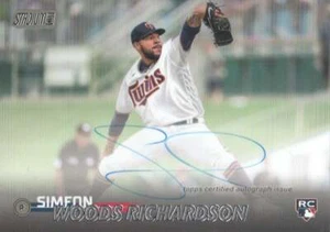 2023 Stadium Club Baseball Autographs #SCBASWR Simeon Woods Richardson - Picture 1 of 2