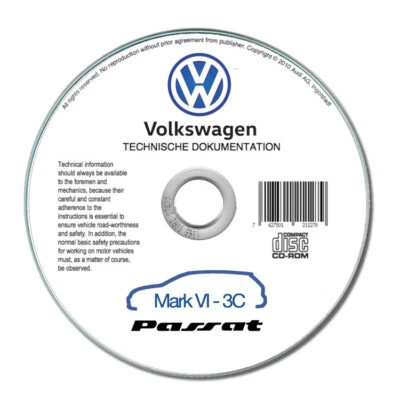 Volkswagen Passat VI (2005-2009)  manuale officina riparazione su cd - Immagine 1 di 4