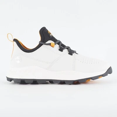 Mens Timberland Brooklyn Oxford A2HRV Bright White Nubuck Lace Up Walking Shoes - Image 1 of 4