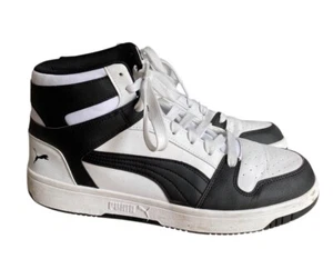 Puma Rebound LayUp SL High Softfoam+ schwarz weiß Schnürschuhe Hi Top Sneaker UK 9,5 - Bild 1 von 11