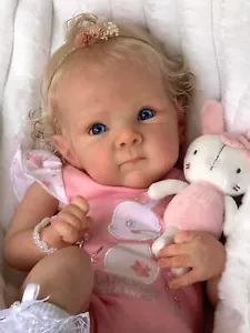 Realistic Reborn Baby Dolls 18 Inch Real Life Baby Dolls Lifelike Newborn Girl - Picture 1 of 4