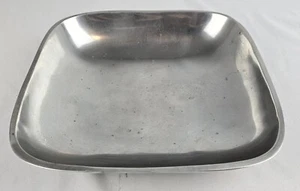 VINTAGE Towle Pewter Pintel Collection Square Serving Bowl Made in India 9.5 " - Picture 1 of 5