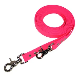 Westernzügel SPLIT REINS Zügel offen BIOTHANE 16mm neon pink verschiedene Längen - Bild 1 von 1