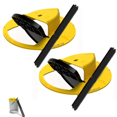RinneTraps | 2 Pack | Flip N Slide Bucket Lid Mouse Trap | As Seen on TV/Youtube - Image 1 of 4