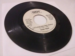 Diana Trusk: The Chokin' Kind/Let's Keep Her Free (America) EX+ 45 RPM 7" record - Imagen 1 de 2