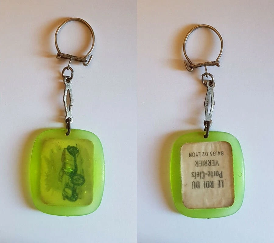 porte-clés Le Roi du Porte-clefs Verrier, Lyon, tacot (pc) - Photo 1/1