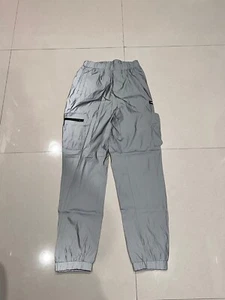 NEW Boys Kids Shein Silver Reflective Jogger Pants Size 13-14 - Picture 1 of 8