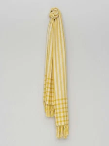 BEGG X CO MAGELLAN CASHMERE SILK SCARVE IN TURMERIC - RRP: £275 - Picture 1 of 4
