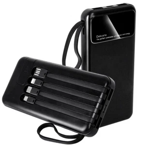 Neu Powerbank 50000mAh Externer Batterie Ladegerät Zusatz Akku Dual USB LED DE - Zdjęcie 1 z 16