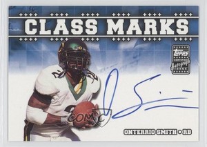 2003 Topps Draft Picks & Prospects Class Marks Onterrio Smith Rookie Auto RC
