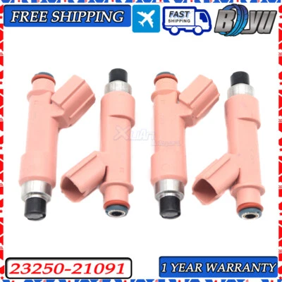 For Toyota Prius C 2012-2016 2325021091 4PCS Fuel Injector 23250-21091 CN Foto 1 de 4