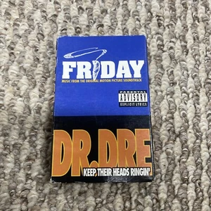 Dr Dre Friday Soundtrack 1995 Keep Their Heads Ringin Hip Hop Cassette Tape H851 - Picture 1 of 6