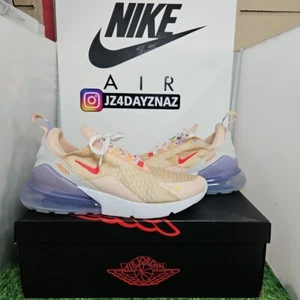 Nike Air Max 270 Washed Coral & White - WMN. SIZE 9 (7.5 MEN) CW5589 600 CLEAN - Picture 1 of 15