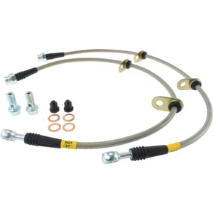 StopTech 950.40001 Front Braided Stainless Brake Line Kit for 1991-05 Acura NSX - Picture 1 of 2