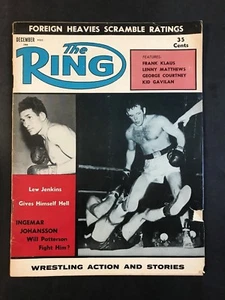 The Ring Boxing Magazine December 1958 Lew Jenkins and Ingemar Johanson - Picture 1 of 2