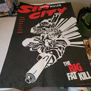 Sin City The Big Fat Kill Frank Miller 1994 Large Promotional Poster 22 x 34" - Picture 1 of 4