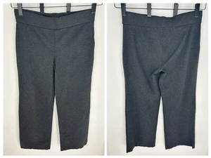 NYDJ Ponte Relaxed Wide Leg Pull On Pants Size 12 Gray Office Stretch Liftxtuck - Picture 1 of 11