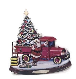 Car Hanging Ornament Rear View Mirror - CHRISTMAS RED TRUCK SANTA - Picture 1 of 2