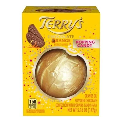 Terry's Popping Caramelo Chocolate Naranja Naranja Sabor Confección con Popppin... Foto 1 de 4