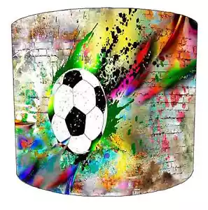Football Graffiti Lampshades Ceiling Lights Table Lamp shades & Pendant shades. - Picture 1 of 2