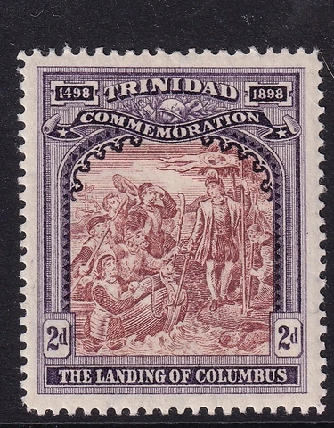 Trinidad 1898 400th Anniversary of Discovery of Trinidad 2d(SG 125) Mounted mint Cover