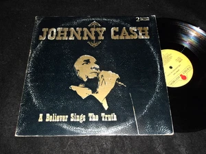 JOHNNY CASH Devotional 2 LP Rarity A Believer Sings The Truth w Rosanne Cash 79 - Picture 1 of 3