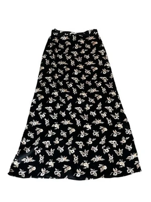 BYER California Vintage Anos 90 Floral Maxi Saia WhimsiGoth Grunge Western Tamanho P - Imagem 1 de 4