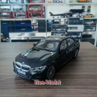Norev 1:18 BMW 330i Alloy Diecast Model Car Hobby Toys adults Gifts Black/White - Image 1 of 4