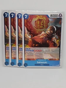 4x One Piece TCG Sakazuki OP12-044 Rare Playset Legacy of the Master Englisch NM - Bild 1 von 1